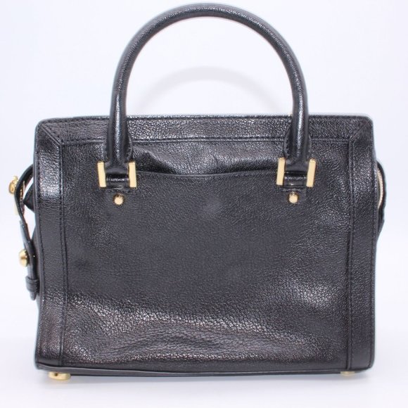 Michael Kors SATCHEL Rabbit Fur/ Calf Leather Shoulder Bag Purse - Picture 6 of 10